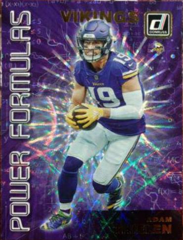Adam Thielen #PF 10 Football Cards 2019 Donruss Power Formulas