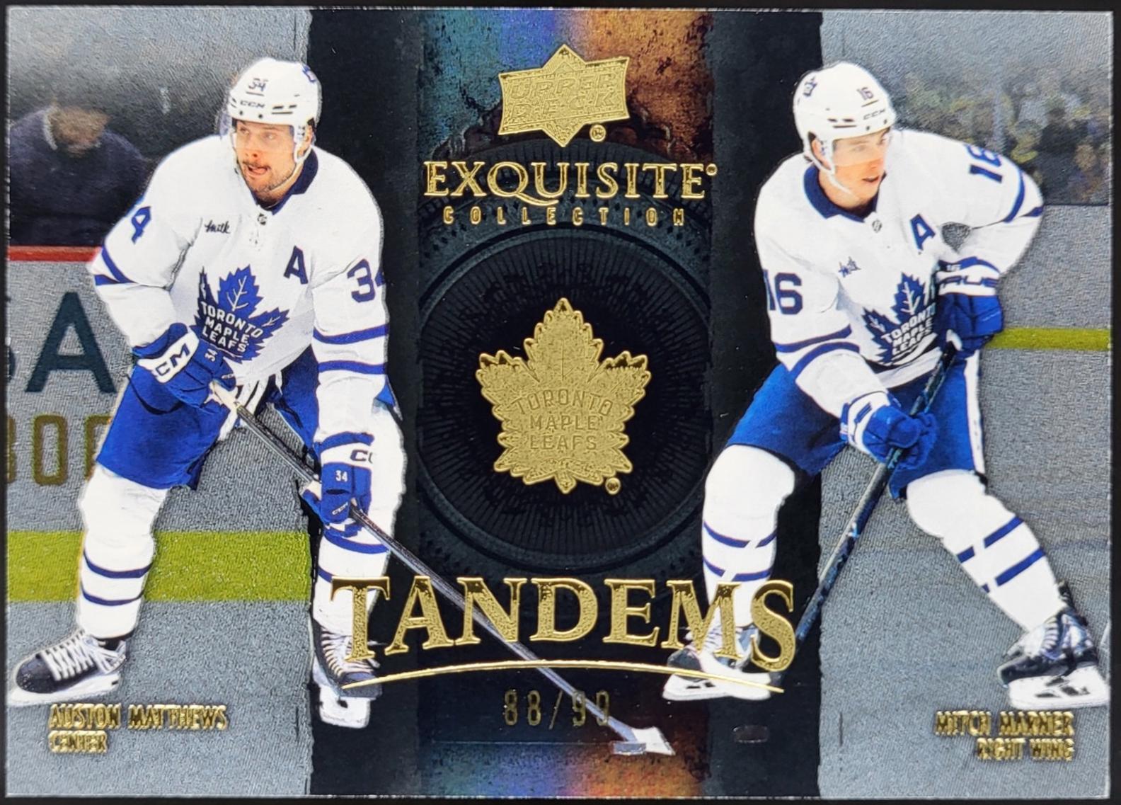 Auston Matthews / Mitch Marner [Gold] #ET-MM