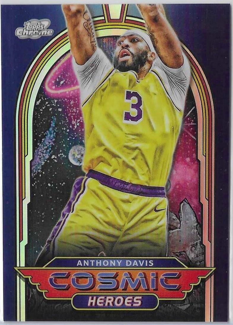 Anthony Davis #CH-1 Basketball Cards 2023 Topps Cosmic Chrome Heroes
