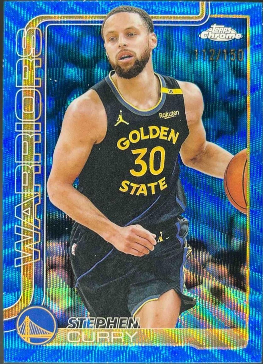 Stephen Curry [Blue Wave Refractor] #201 Prices | 2025 Topps