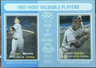 Hank Aaron / Mickey Mantle