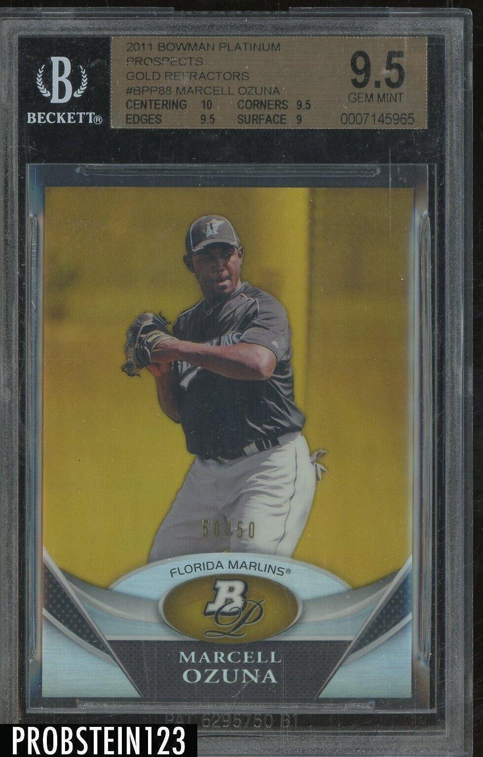 Marcell Ozuna [Gold Refractor] #BPP88