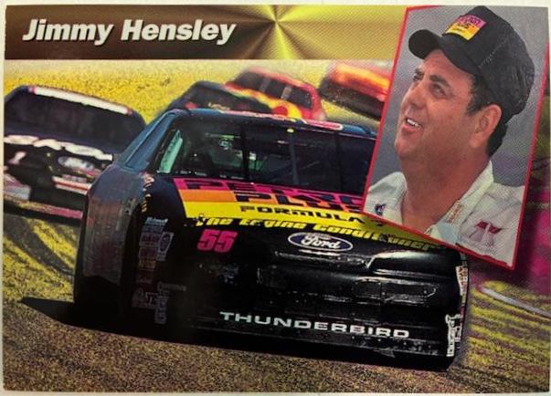 Jimmy Hensley #94 Racing Cards 1994 Power Racing Pro Set NASCAR