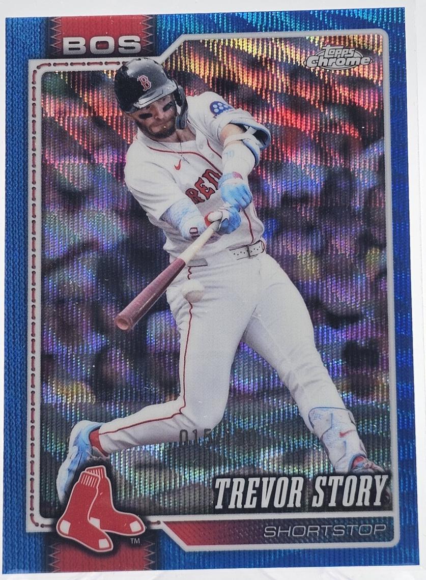 Trevor Story [Blue Wave Refractor] (2026 Topps Chrome)