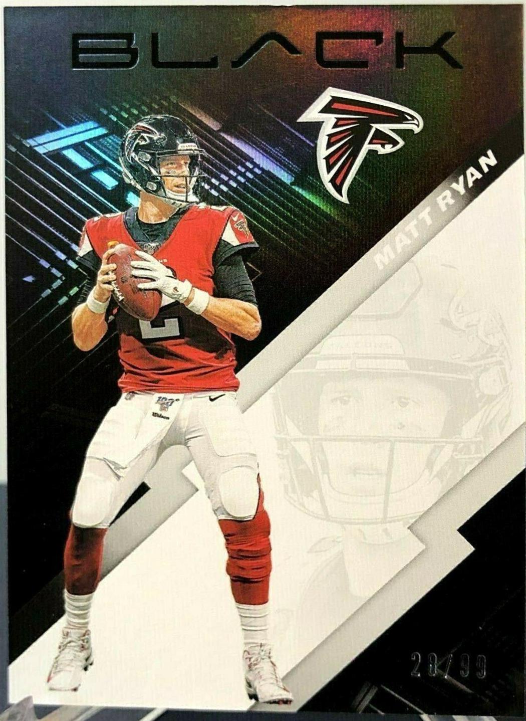 Matt Ryan #4 Football Cards 2020 Panini Black