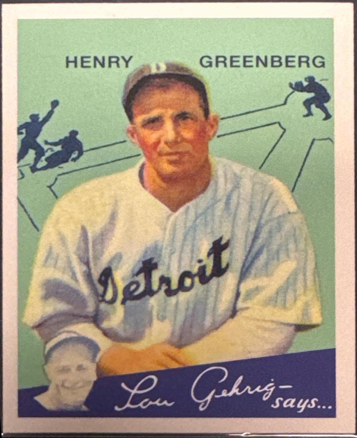 Hank Greenberg #CMGR-3 2011 Topps Baseball CMG Reprints