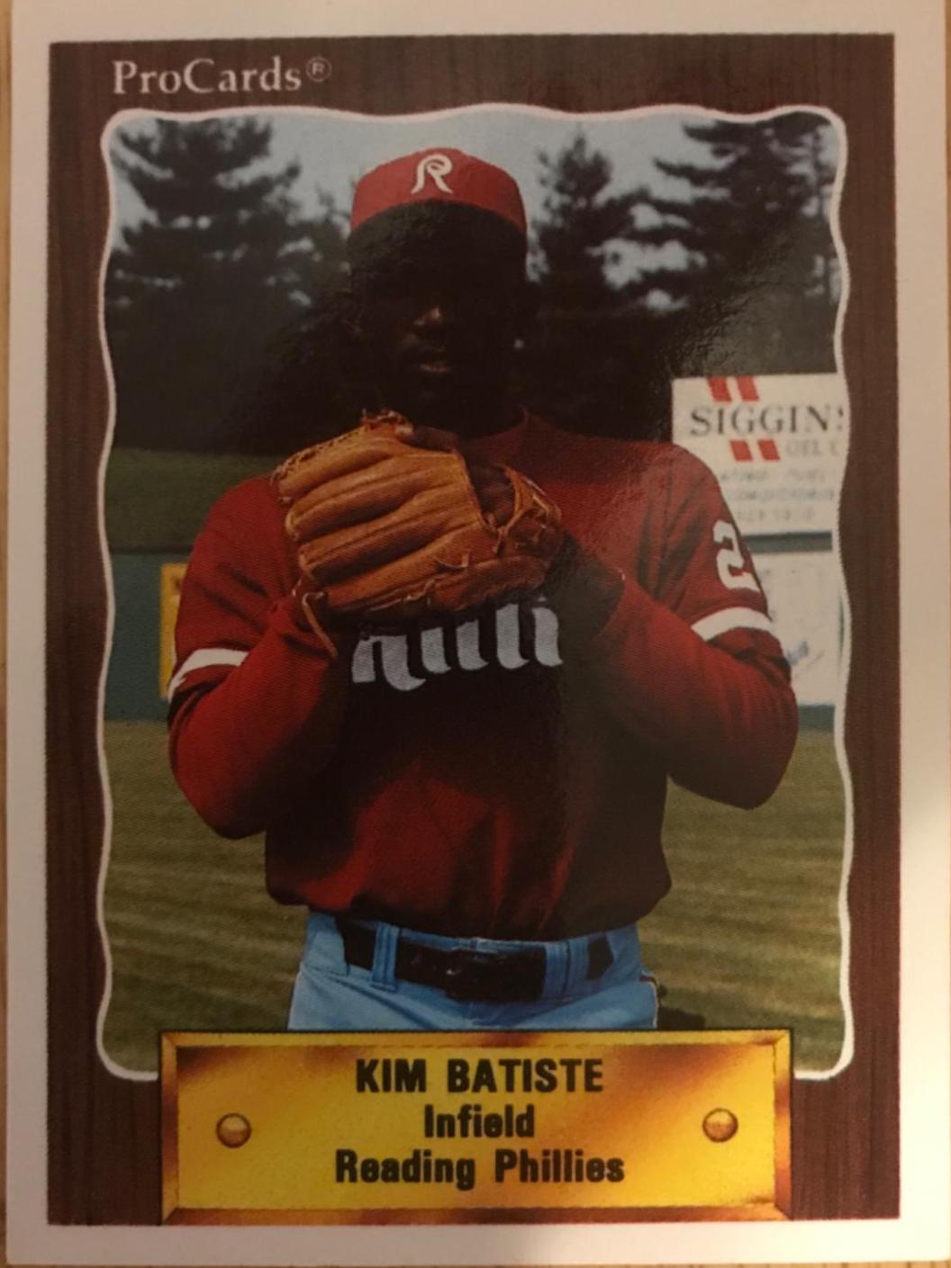 Kim Batiste #1225 Baseball Cards 1990 Procards