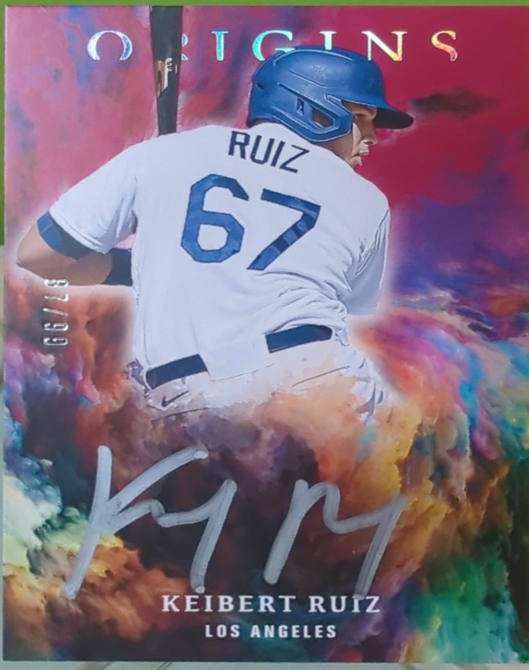 Keibert Ruiz [Red Silver Ink] #OS-KR