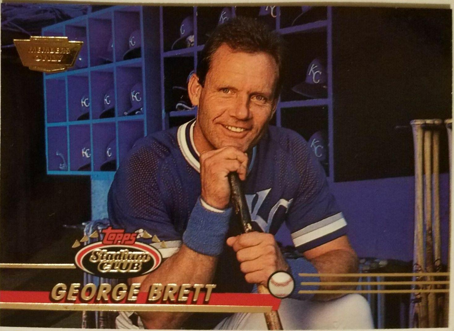 George Brett #424 1993 Stadium Club Baseball