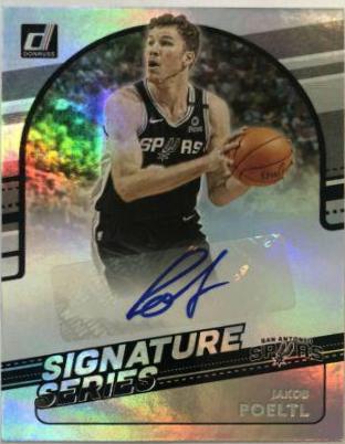 Jakob Poeltl Basketball Cards 2020 Donruss Signature Series