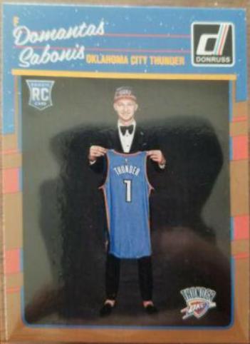 Domantas Sabonis #161 Basketball Cards 2016 Panini Donruss