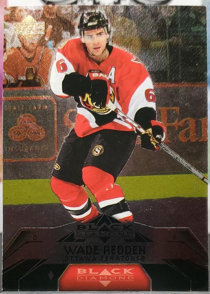 Wade Redden #55 Hockey Cards 2007 Upper Deck Black Diamond
