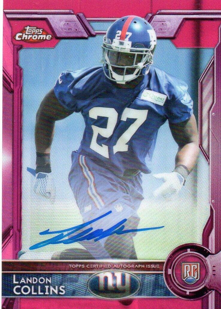 Landon Collins [Autograph Pink Refractor] #118