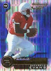 DeAngelo Evans #278 Football Cards 2001 Quantum Leaf