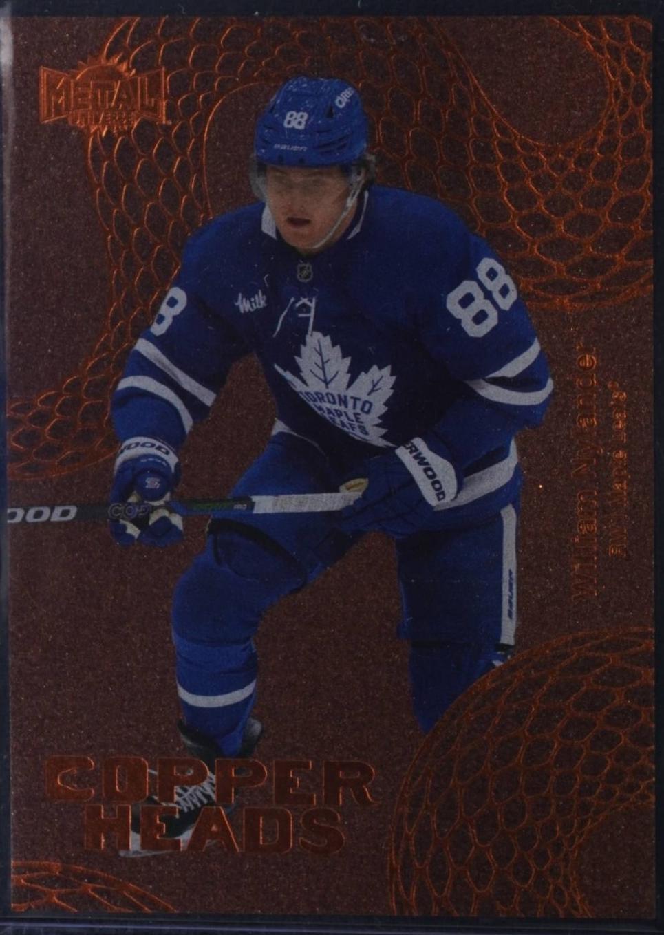 William Nylander #6 2025 Skybox Metal Universe Copperheads Hockey