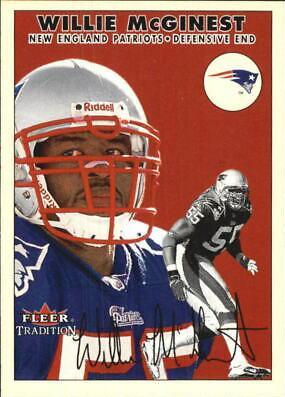 Willie McGinest #18 Football Cards 2000 Fleer