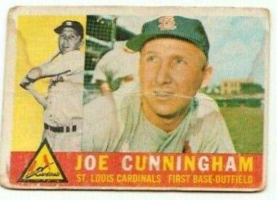 Joe Cunningham #40 Baseball Cards 1960 Venezuela Topps