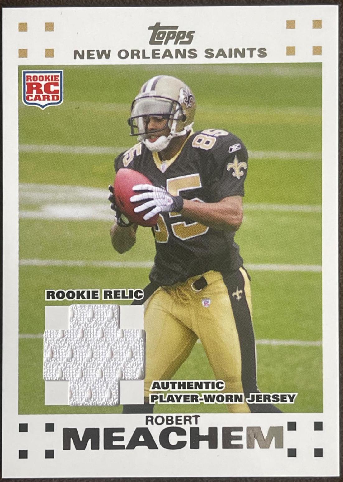 Robert Meachem #8 Football Cards 2007 Topps Target Exclusive Rookie Jersey