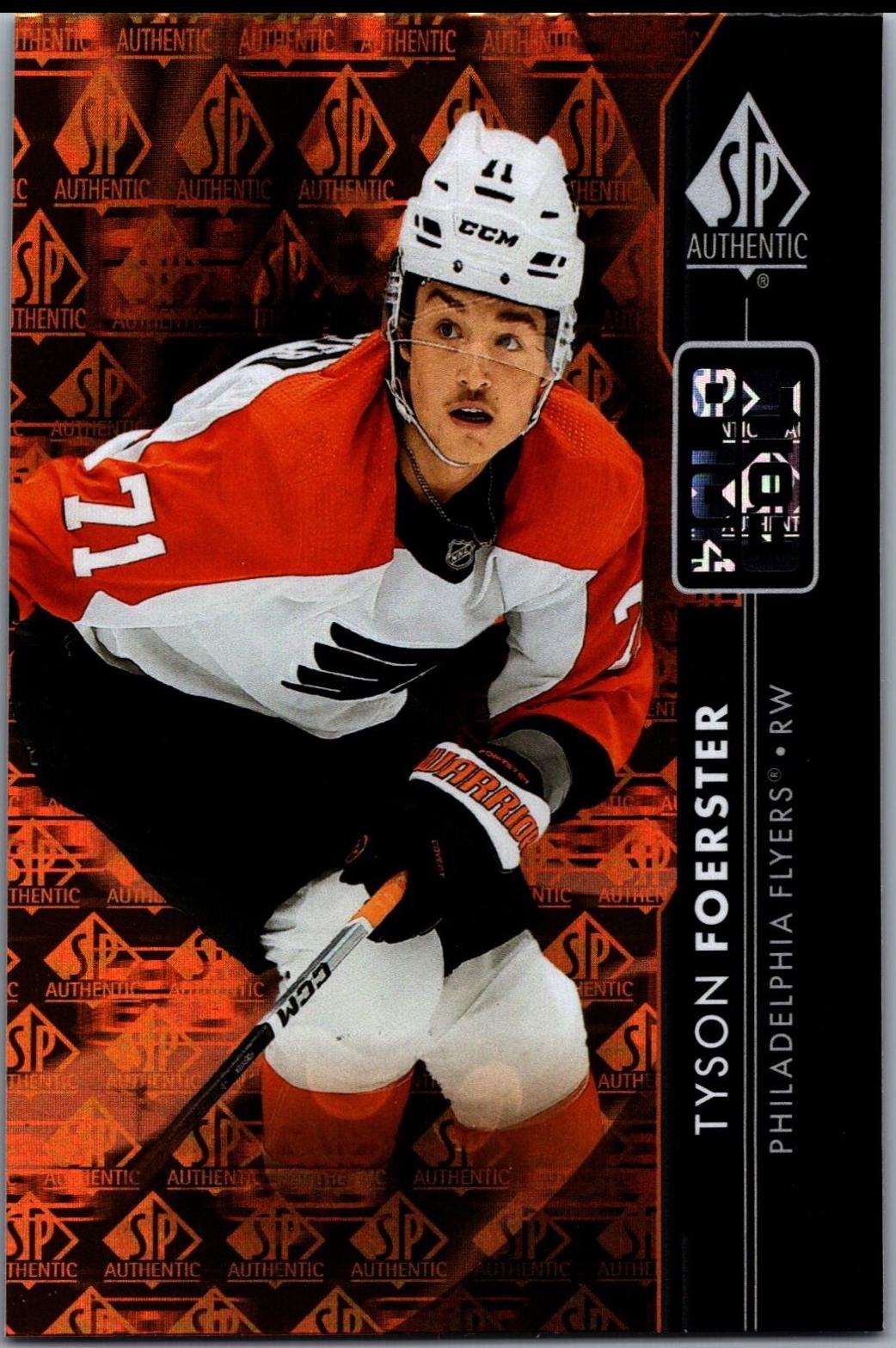 Tyson Foerster #HF-41 Hockey Cards 2023 SP Authentic Holofoil