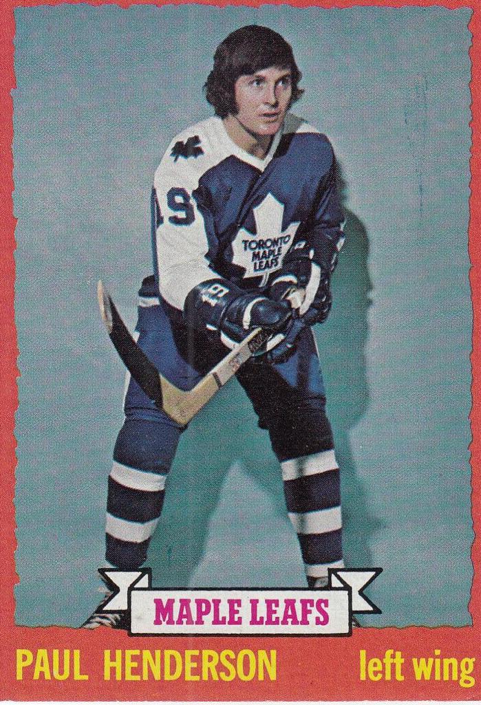 Paul Henderson #7 Hockey Cards 1973 Topps