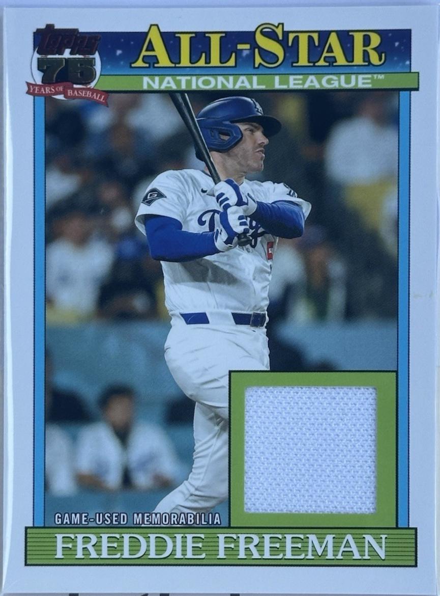 Freddie Freeman #91ASR-FF 2026 Topps Series 2 1991 All Star Relic Baseball