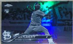 Jack Flaherty [Negative Refractor] #4 Baseball Cards 2018 Topps Chrome Prices