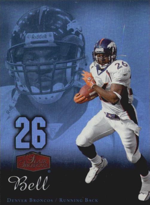 Tatum Bell #30 2006 Flair Showcase Football