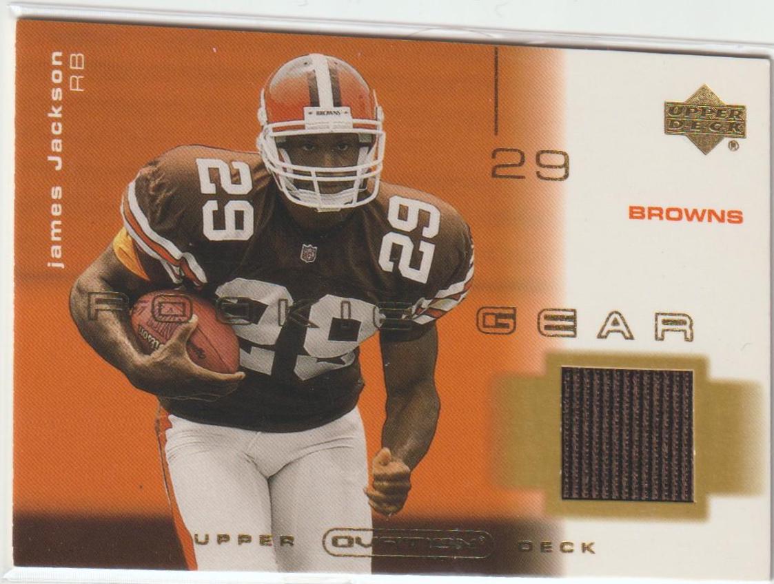 Jim Jackson Rookie Card James Jackson #R-JJ Prices | 2001 Upper Deck Ovation Rookie Gear ...