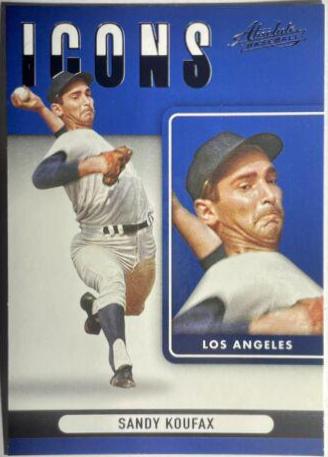 Sandy Koufax #I-11 Baseball Cards 2022 Panini Absolute Icons
