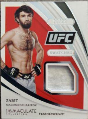 Zabit Magomedsharipov #S-ZMG Ufc Cards 2021 Panini Immaculate UFC Swatches