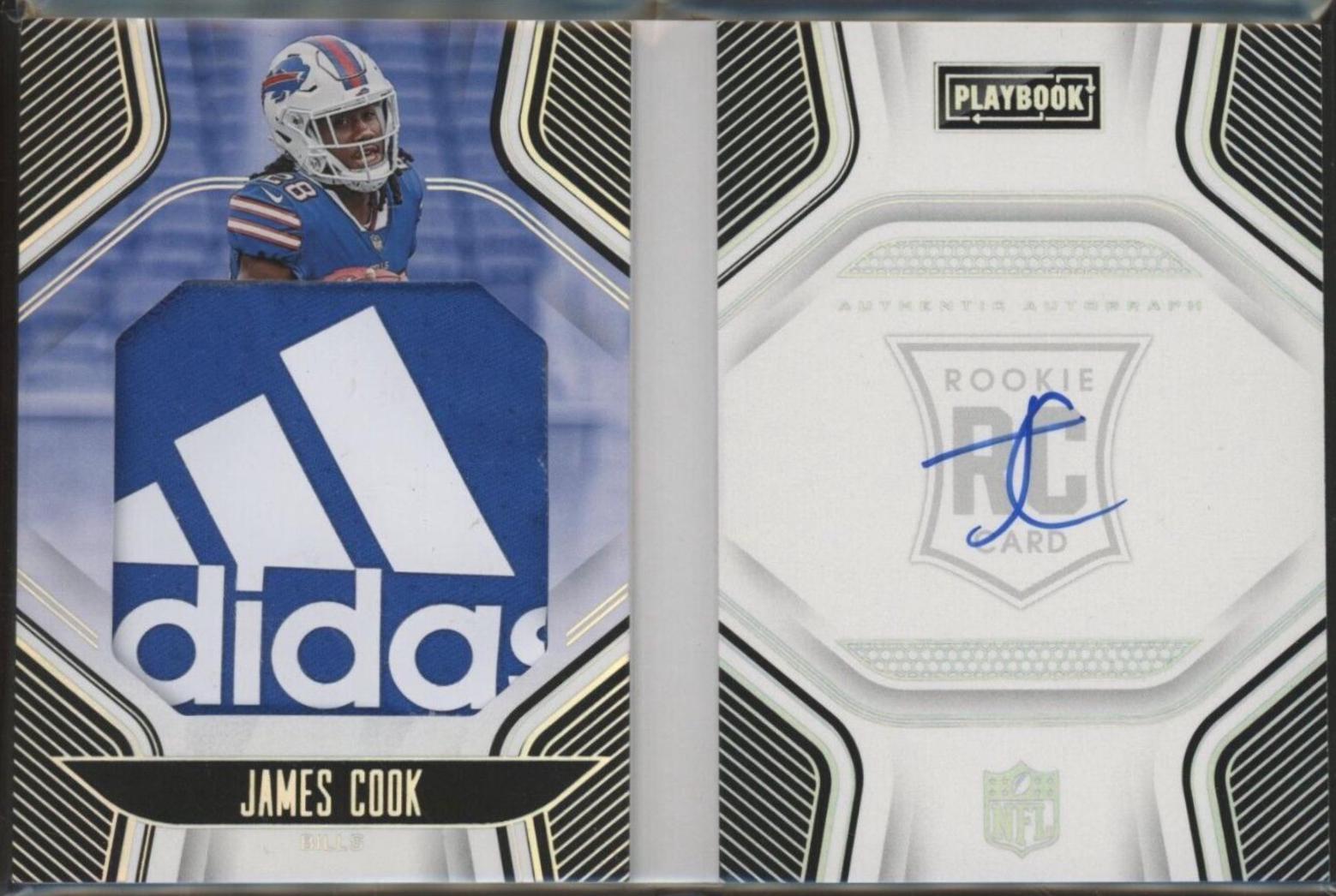 James Cook [Gloves Autograph] #215 Prices | 2022 Panini Playbook ...