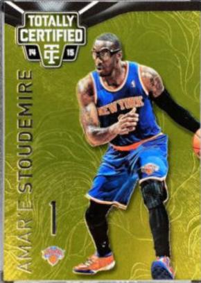 Amare Stoudemire Platinum Green #52 Basketball Cards 2014 Panini Totally Certified
