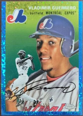 Vladimir Guerrero [Blue Mini-Diamond Refractor] #95