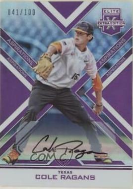 Cole Ragans [Autograph Aspirations Purple] #30