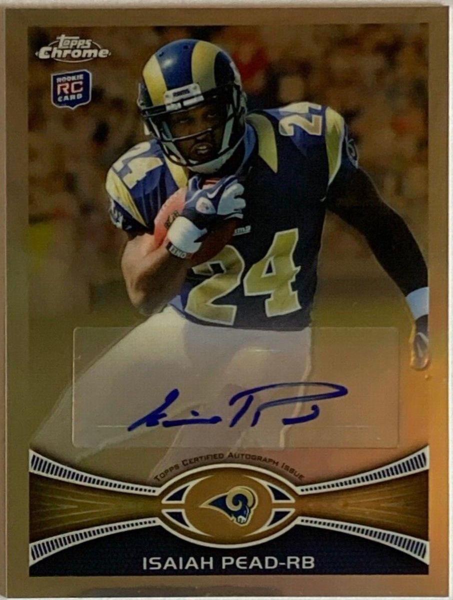Isaiah Pead [Feet on Ground Autograph Refractor] #202