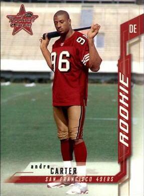 Andre Carter #140 2001 Leaf Rookies & Stars Football