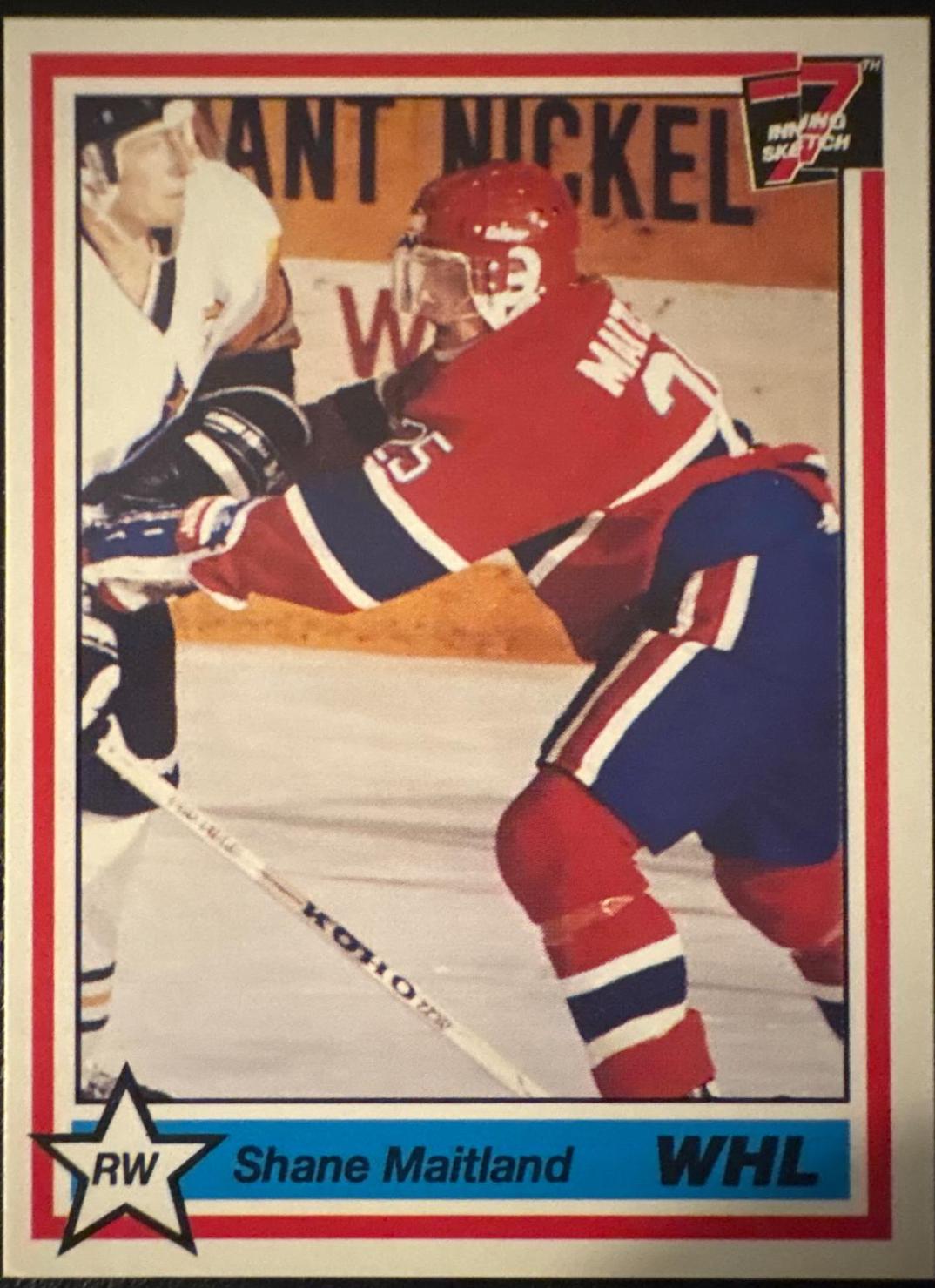 Shane Maitland #1994 1990 7th Inning Sketch Whl Hockey