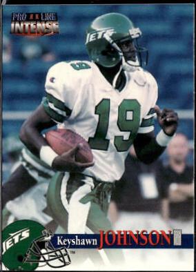 Keyshawn Johnson #82 Football Cards 1996 Pro Line II Intense