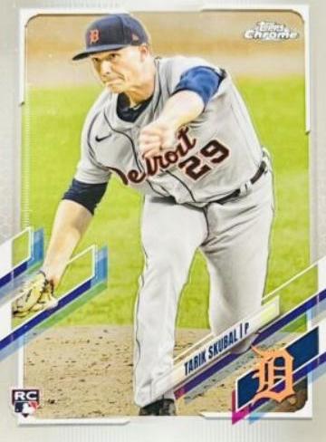 Tarik Skubal #103 Baseball Cards 2021 Topps Chrome