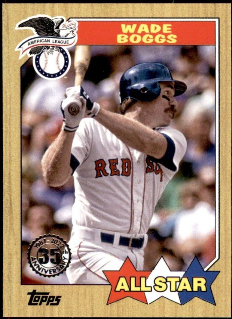 Wade Boggs #87AS-14 Baseball Cards 2022 Topps 1987 All Stars