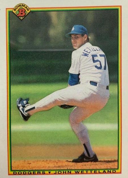 John Wetteland #82 Baseball Cards 1990 Bowman