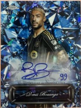 Denis Bouanga #SS-DB Soccer Cards 2024 Topps Chrome Sapphire MLS Selections Autograph