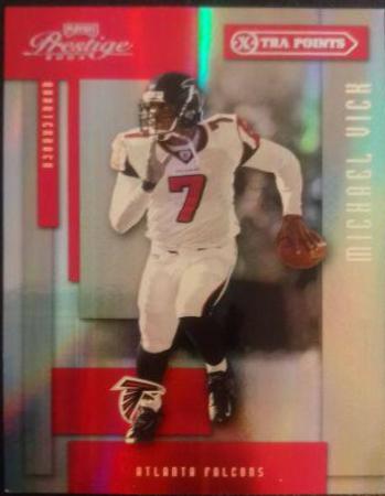 Michael Vick #5 Football Cards 2004 Playoff Prestige