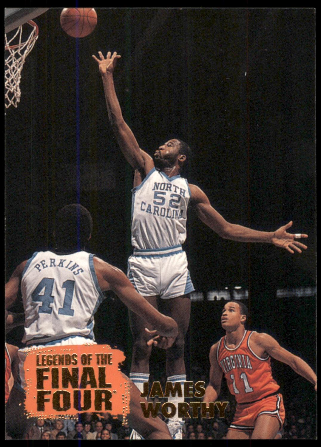 James Worthy #14 1996 Classic Sears Legends Of The Final Four Basketball