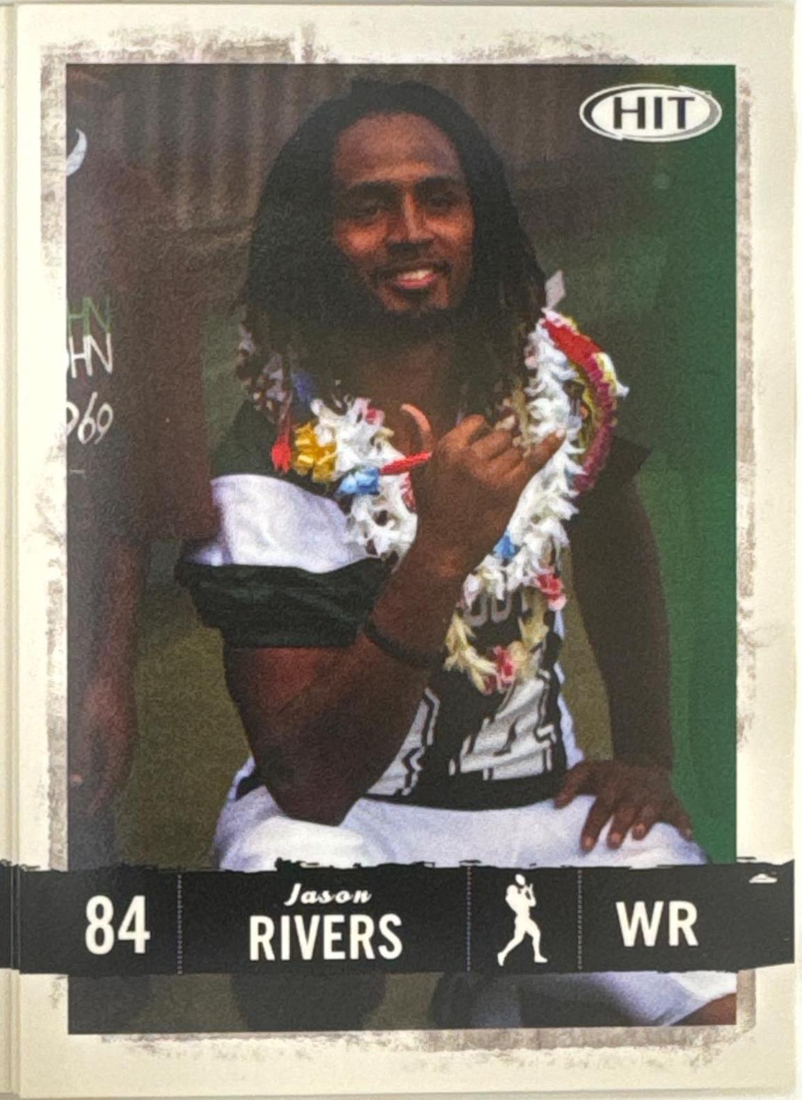 Jason Rivers #48 2008 Sage Hit Football