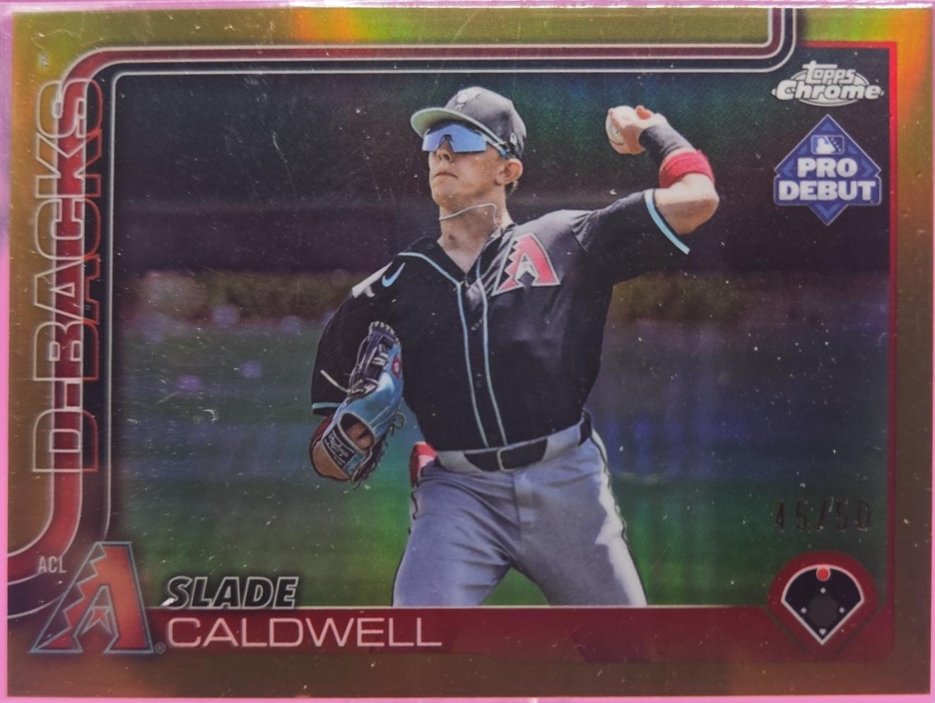 Slade Caldwell [Gold Refractor] #PDC-184
