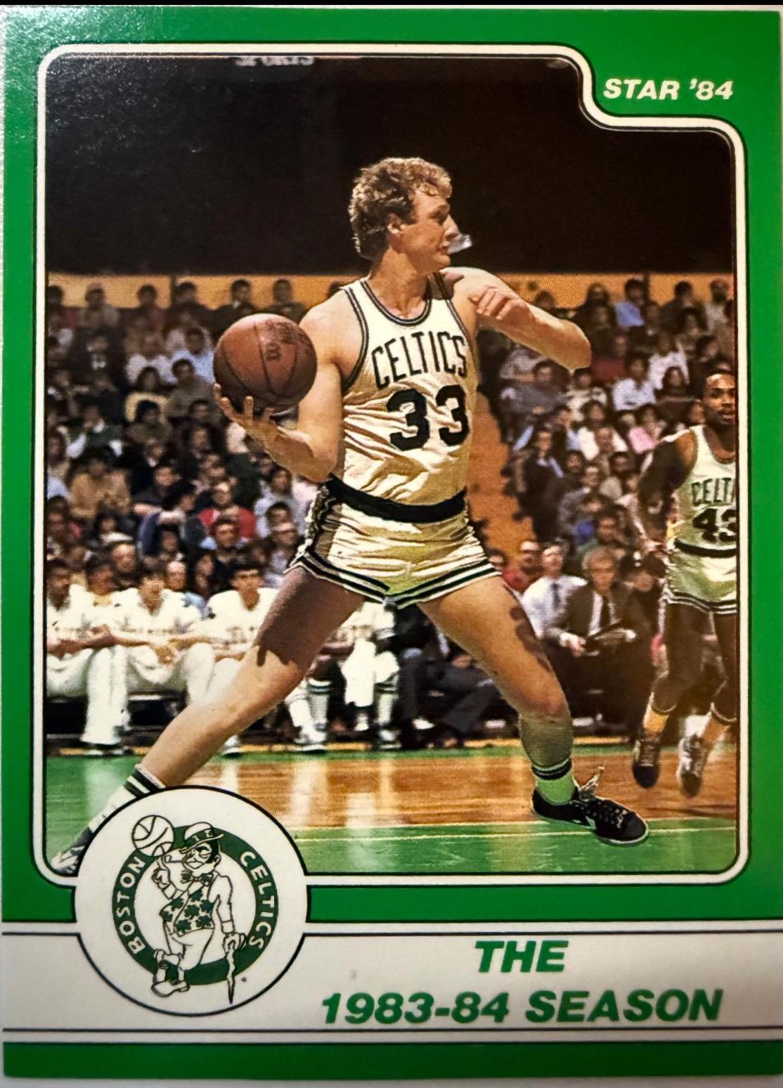 Larry Bird #11 Basketball Cards 1984 Star