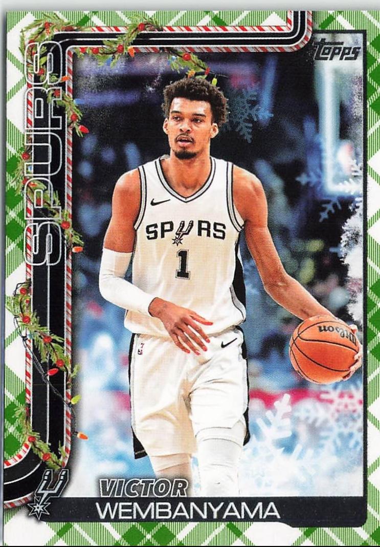 Victor Wembanyama [Plaid] #H156 Prices | 2025 Topps Holiday