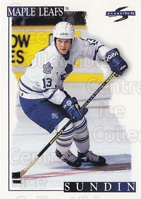 Mats Sundin #56 Hockey Cards 1995 Score