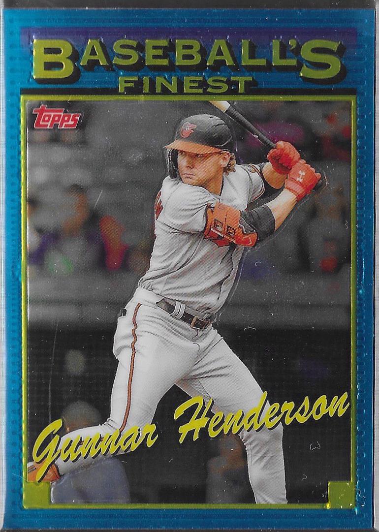Gunnar Henderson #93-11 Baseball Cards 2024 Topps Finest What If Prototypes